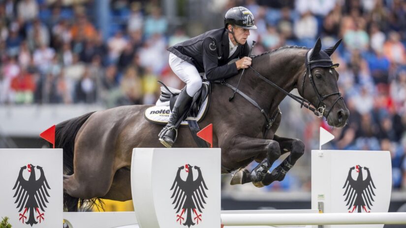 Reit-WM in Aachen Springreiten