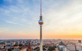 Der Fernsehturm in Berlin