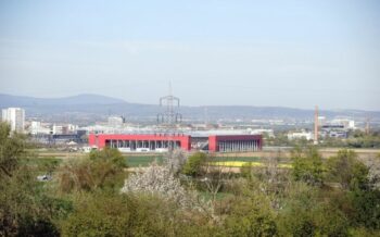 Das Fußballstadion, des FSV Mainz