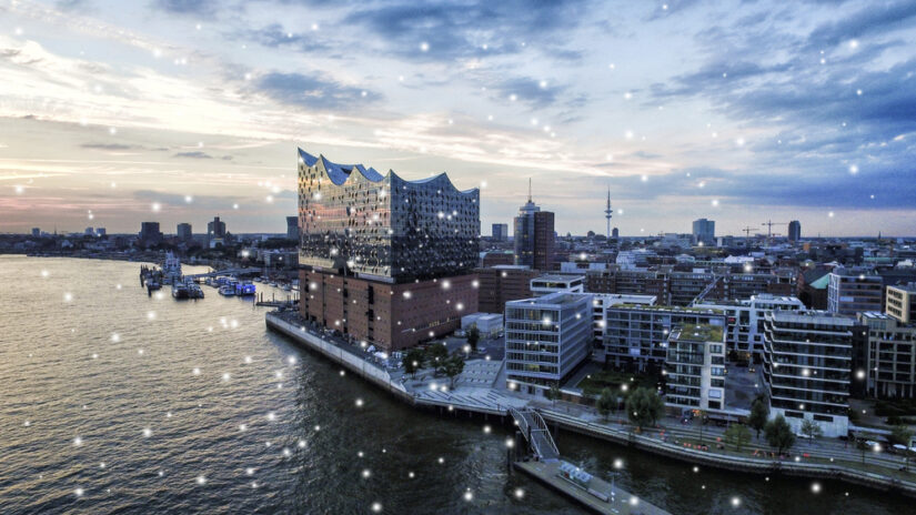 Elbphilharmonie im Winter