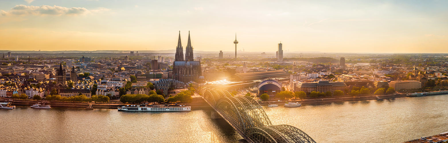 Panorama Blick über Köln