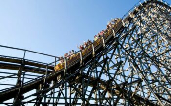 Holzachterbahn im Heide Park Soltau