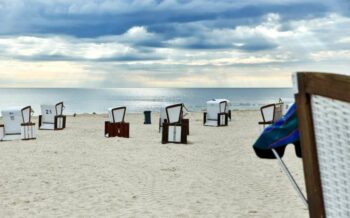 Der Strand Karlshagen bei der Ostsee