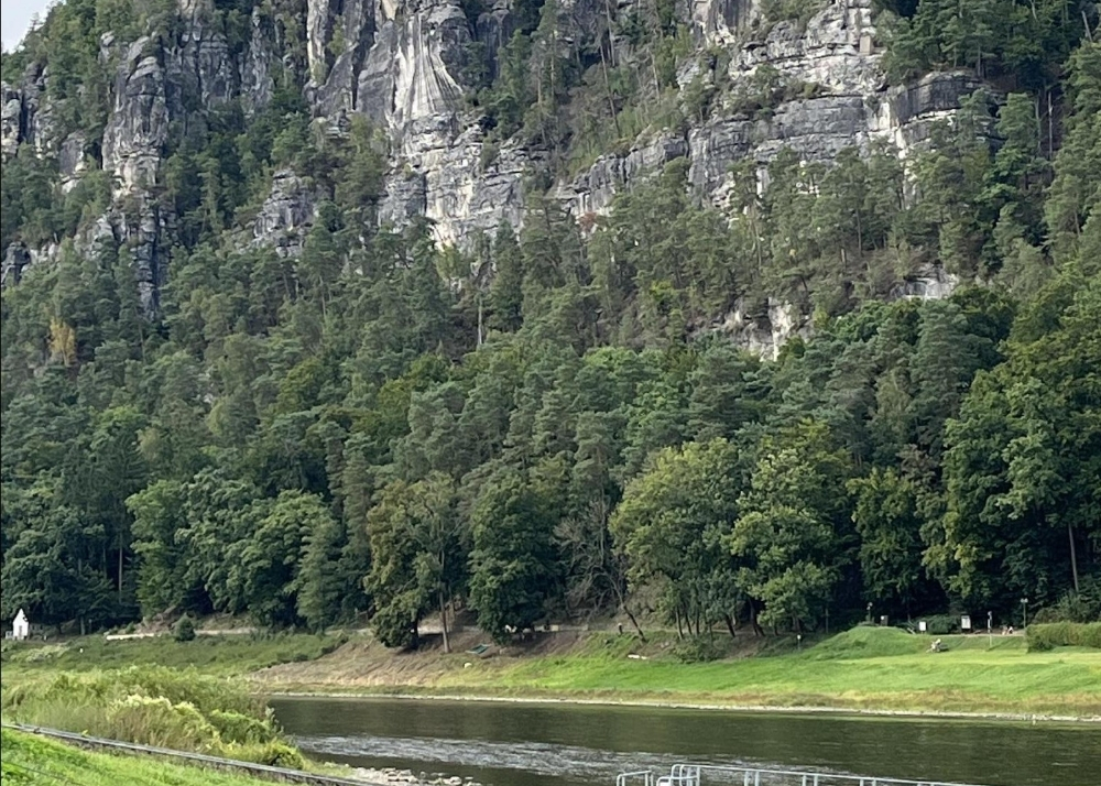 Blick auf die Elbe