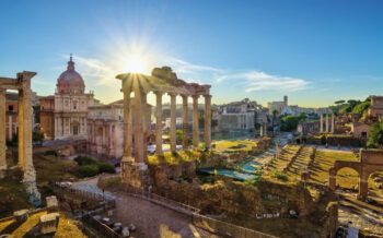 Forum Romanum in Rom, Italien