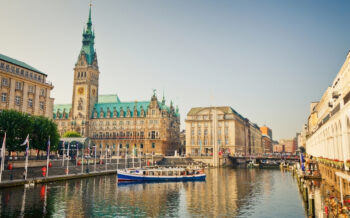 Jungfernstieg in Hamburg