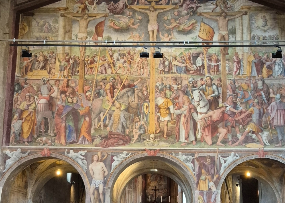 Besichtigung einer Kirche in Italien