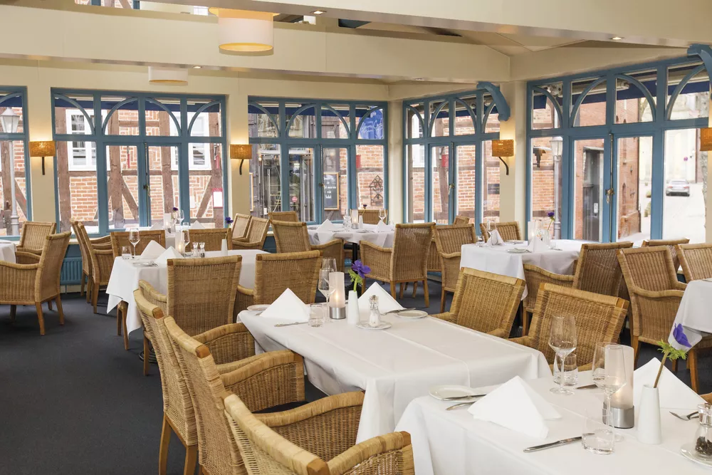 Restaurant des DORMERO Hotel Altes Kaufhaus in Lüneburg