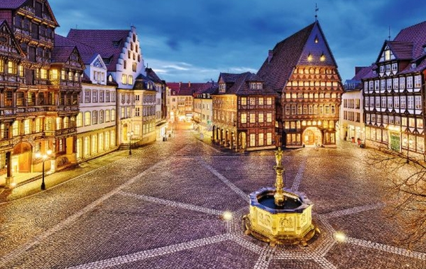 Historische Altstadt von Hildesheim, Deutschland