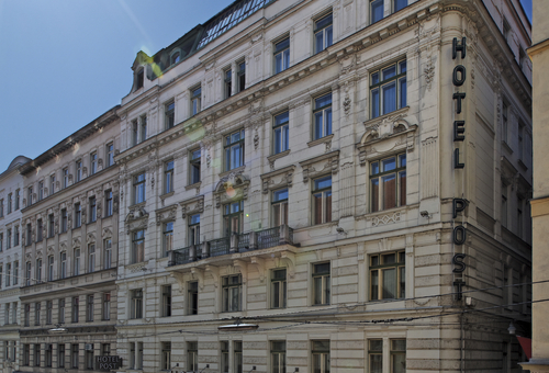 Außenansicht des Hotel Post Wien