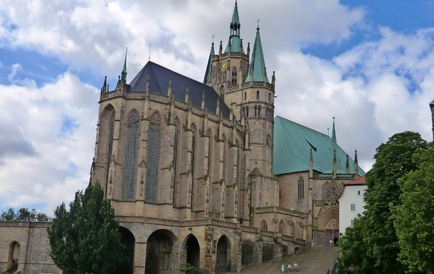 Erfurt Dom in Thüringen, Deutschland