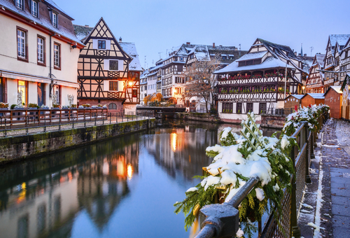 Straßburg Winter