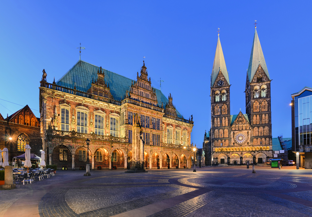 Rathaus und Dom von Bremen