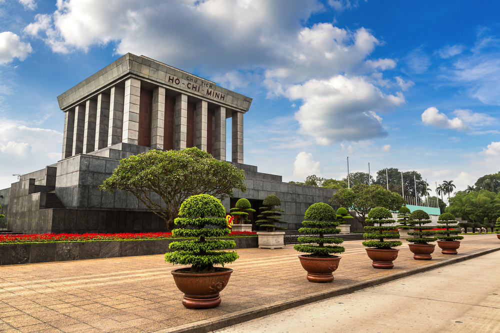 Ho-Chi-Minh-Mausoleum in Hanoi