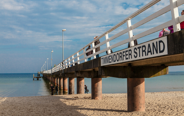 Timmendorfer Strand in Schleswig-Holstein, Deutschland