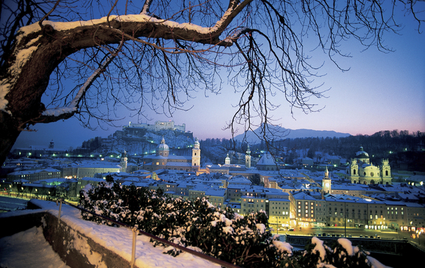 Winterliches Salzburg