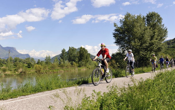 Radfahrer Südtirol Gardasee