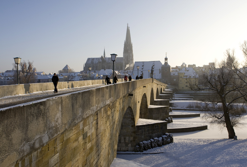 Winterliches Regensburg