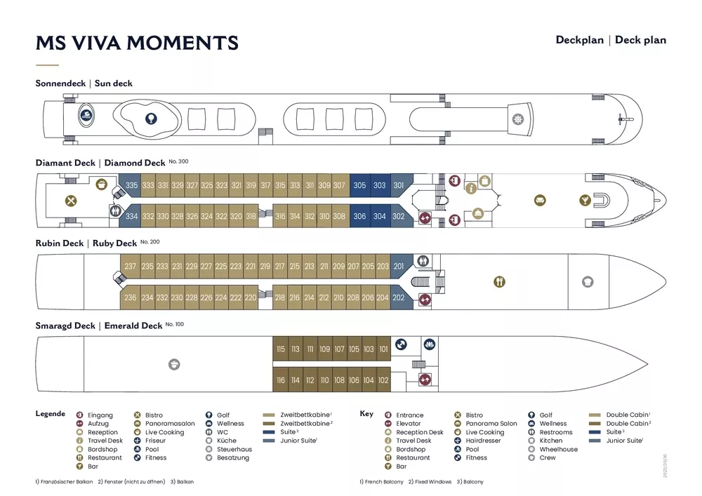 Decksplan MS VIVA MOMENTS