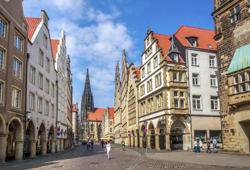 Prinzipalmarkt & Lambertikirche in Münster
