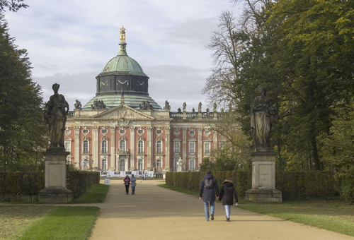 Weg zum Neuen Palais in Potsdam