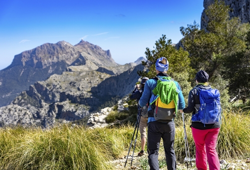 Wanderer auf Mallorca