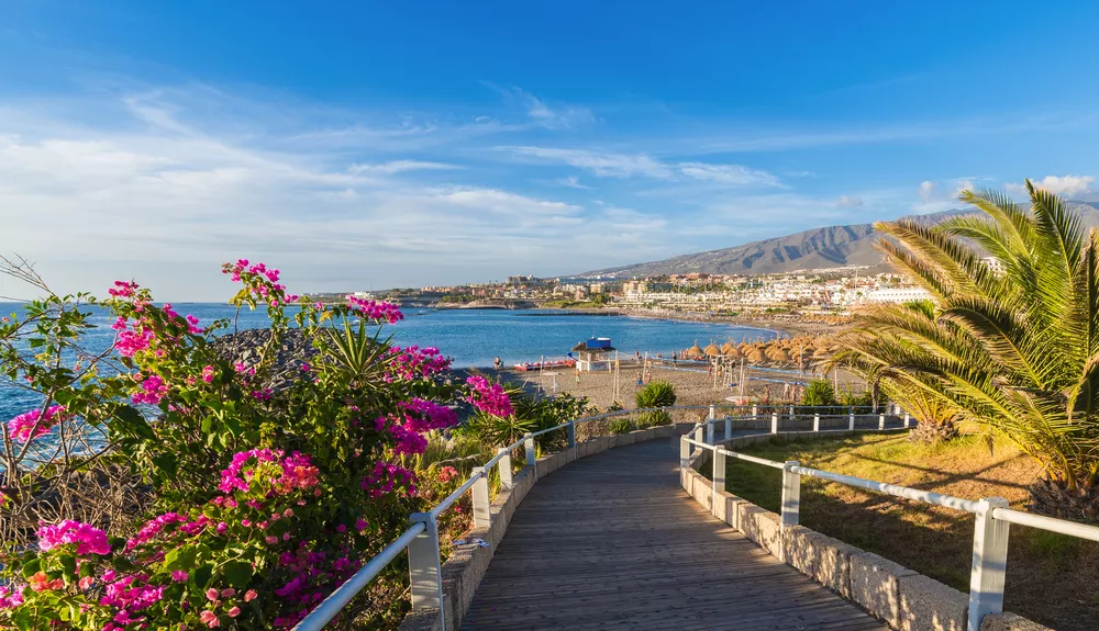 Playa de Fañabé an der Costa Adeje auf Teneriffa