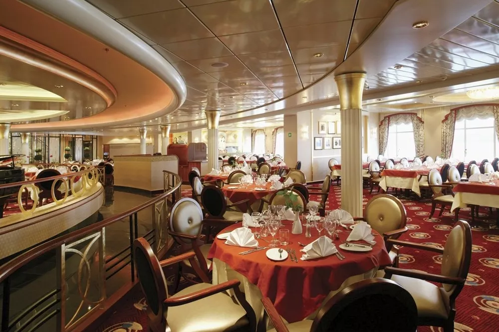 Restaurant auf dem Color Line Schiff