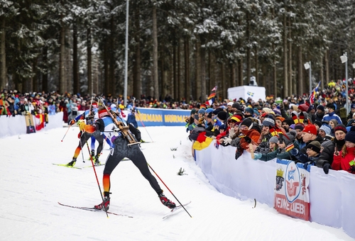 Biathlon Weltcup in Oberdorf