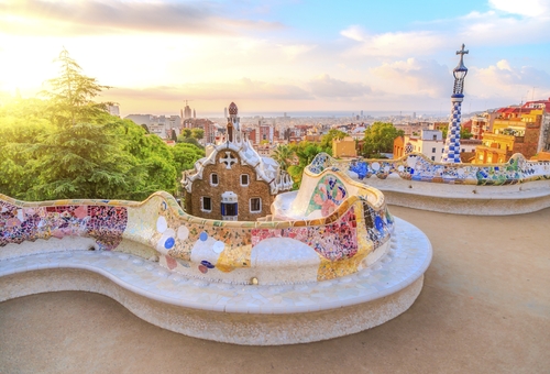 Park Guell von Barcelona