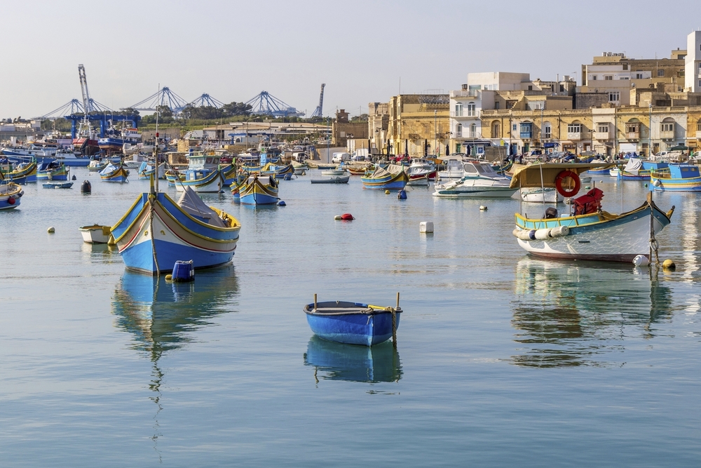 Marsaxlokk Hafen von Malta