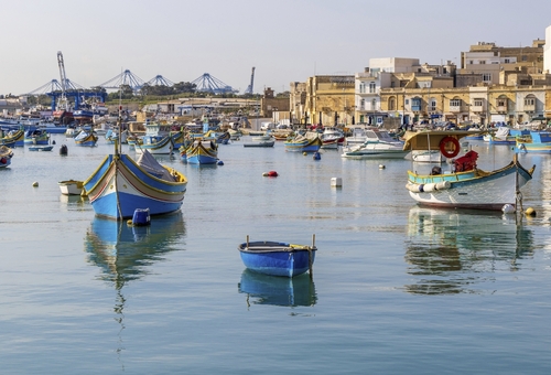 Marsaxlokk Hafen von Malta