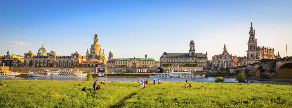 Panorama Skyline von Dresden