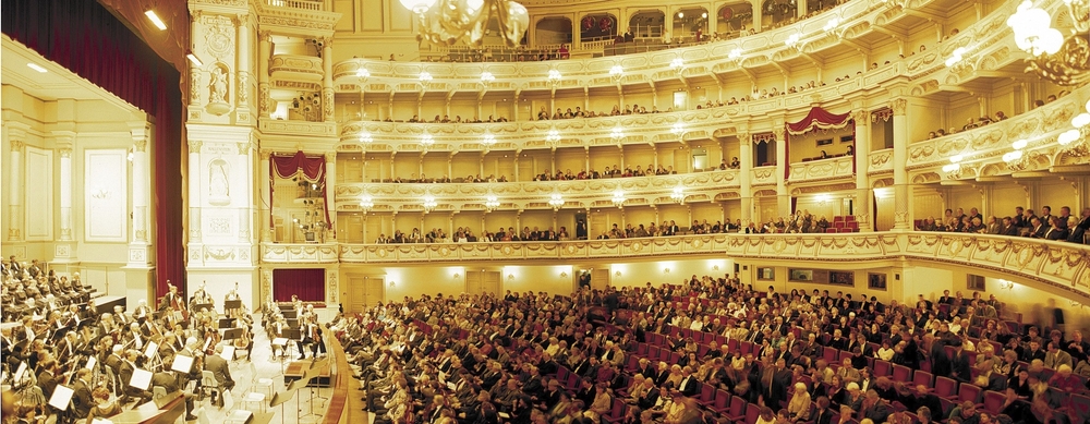 Saal in der Semperoper Dresden 