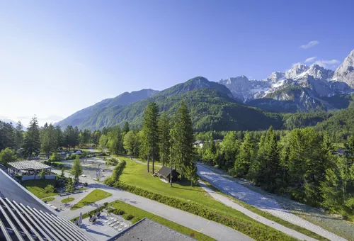 Außenbereich des Hotel Spik