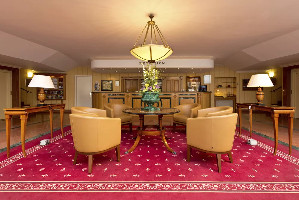 Lobby im Hotel am Schlosspark in Gotha