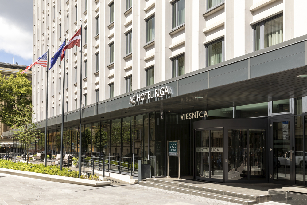 Außenansicht des AC Hotel Riga