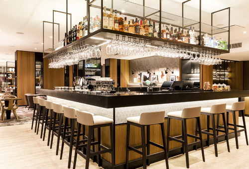 Lounge im AC Hotel Riga