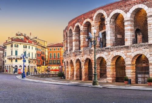 Italien mit der Arena Verona