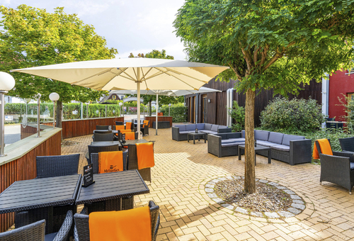 Außenbereich des Seetel Nautic Hotel & Spa Koserow Usedom