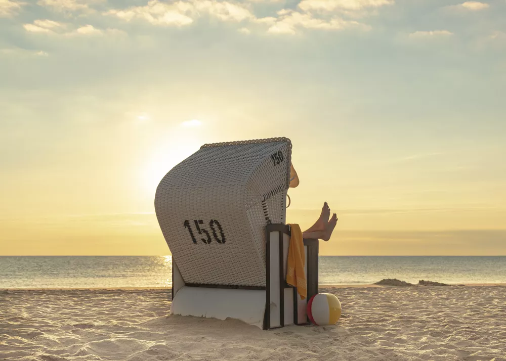 Strandkorb auf Usedom