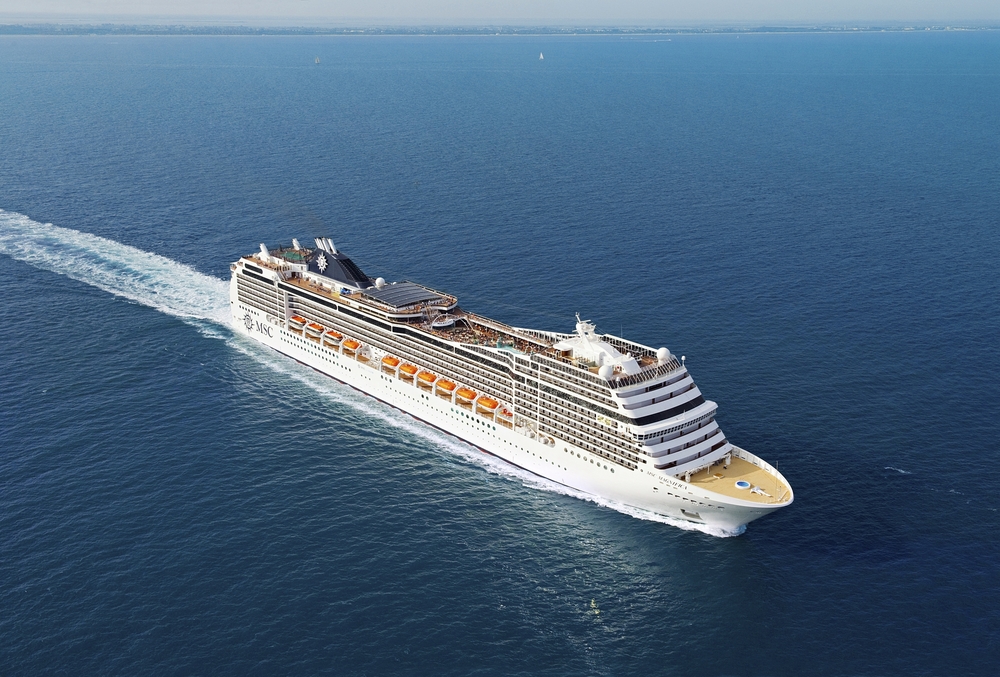 Außenansicht der MSC Magnifica