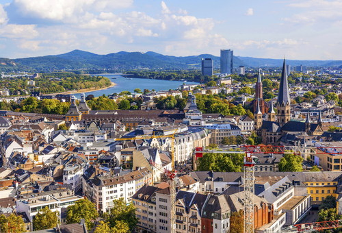 Luftansicht von Bonn