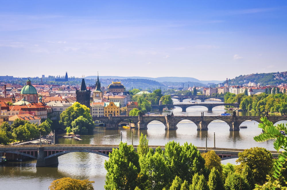 Luftansicht von Prag