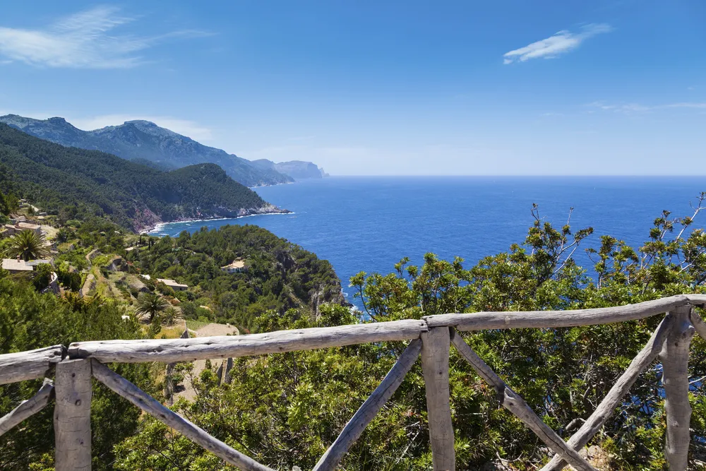Küstenblick auf Mallorca