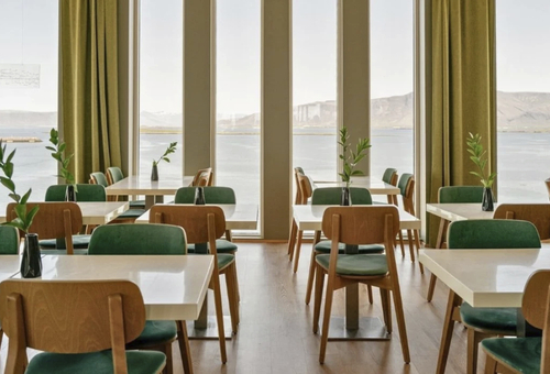 Frühstückssaal des Centerhotel Arnarhvoll