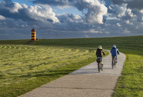 Radfahrer Ostfriesland