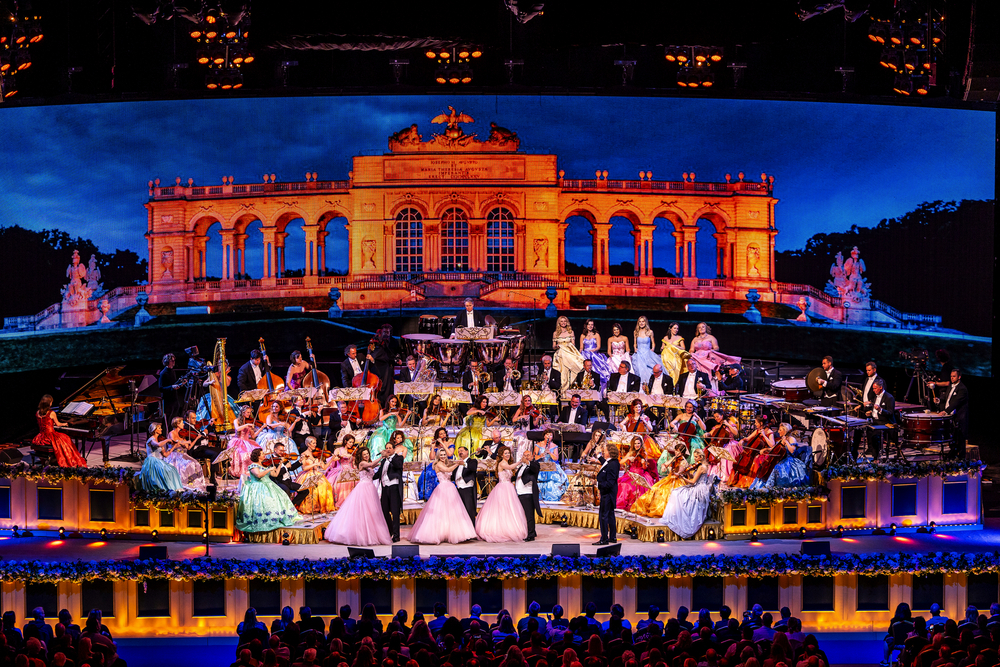 Sicht auf die Bühne bei André Rieu in Wien