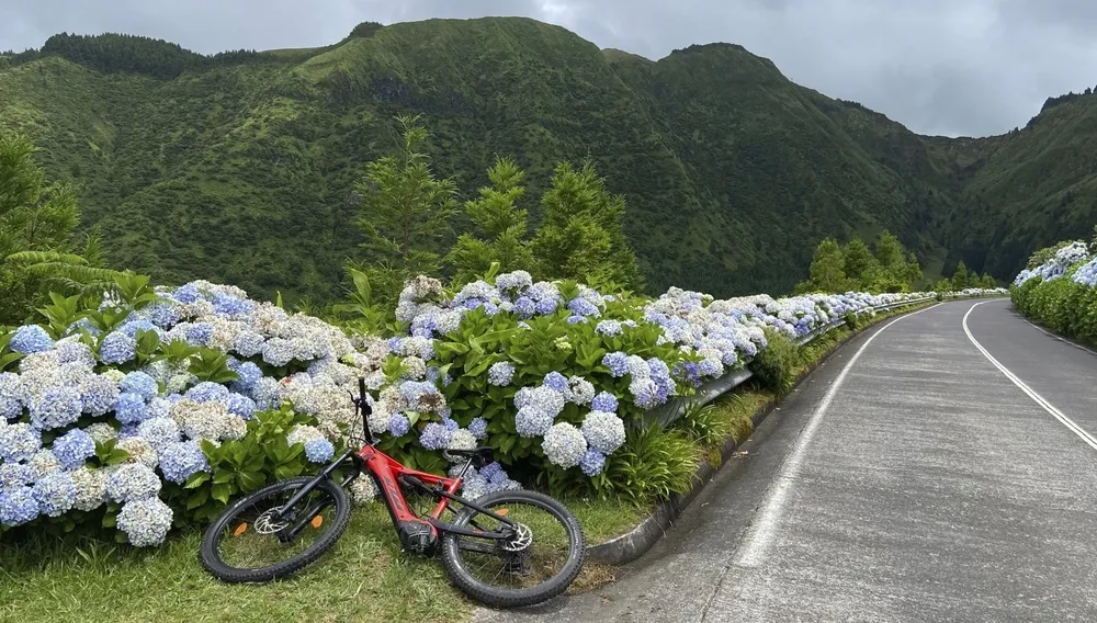 E-Bike auf den Azoren