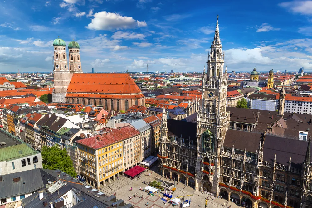 Panoramablick auf München, Deutschland